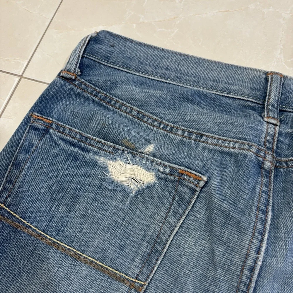 Vintage Abercrombie Fitch Baxter Low Rise Slim Boot Cut Jeans Men's 32x30 Blue
